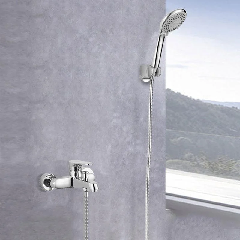 Bathroom Tub Spout Wall Mounted Hand Shower Fixed Bathtub Tap -Bathlova