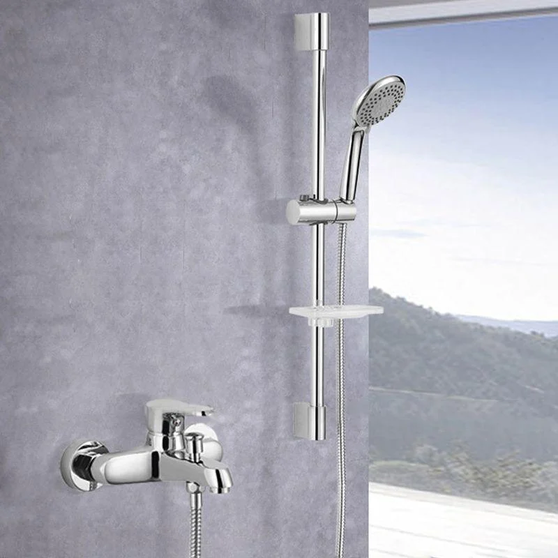 Bathroom Tub Spout Wall Mounted Hand Shower Fixed Bathtub Tap -Bathlova