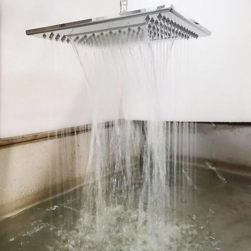 Bathroom Waterfall Shower Head Rainfall Ceiling Mounted Shower -Bathlova