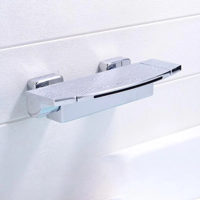 Bathtub Spout Concealed Waterfall Bathtub Wall Mounted Tub Mixer Tap -Bathlova