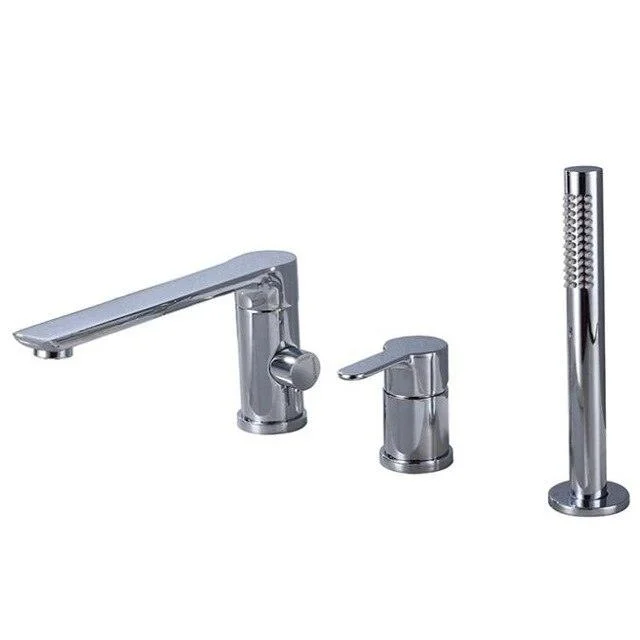 Bathtub Tap Mixer With Hand Shower Double Function Bathtub Tap Set -Bathlova