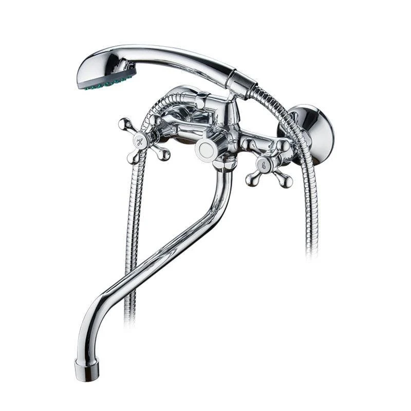 Bathtub Tap Shower Taps Classic Single Holder Long Nose Tap -Bathlova