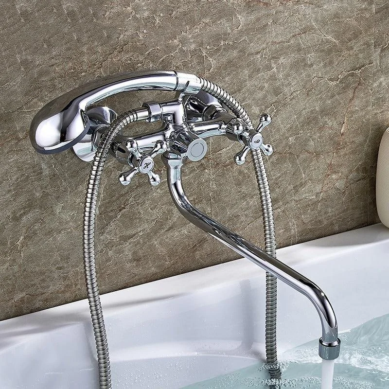 Bathtub Tap Shower Taps Classic Single Holder Long Nose Tap -Bathlova