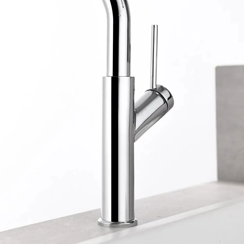 Benjamin - Retractable Curved Kitchen Tap -Bathlova