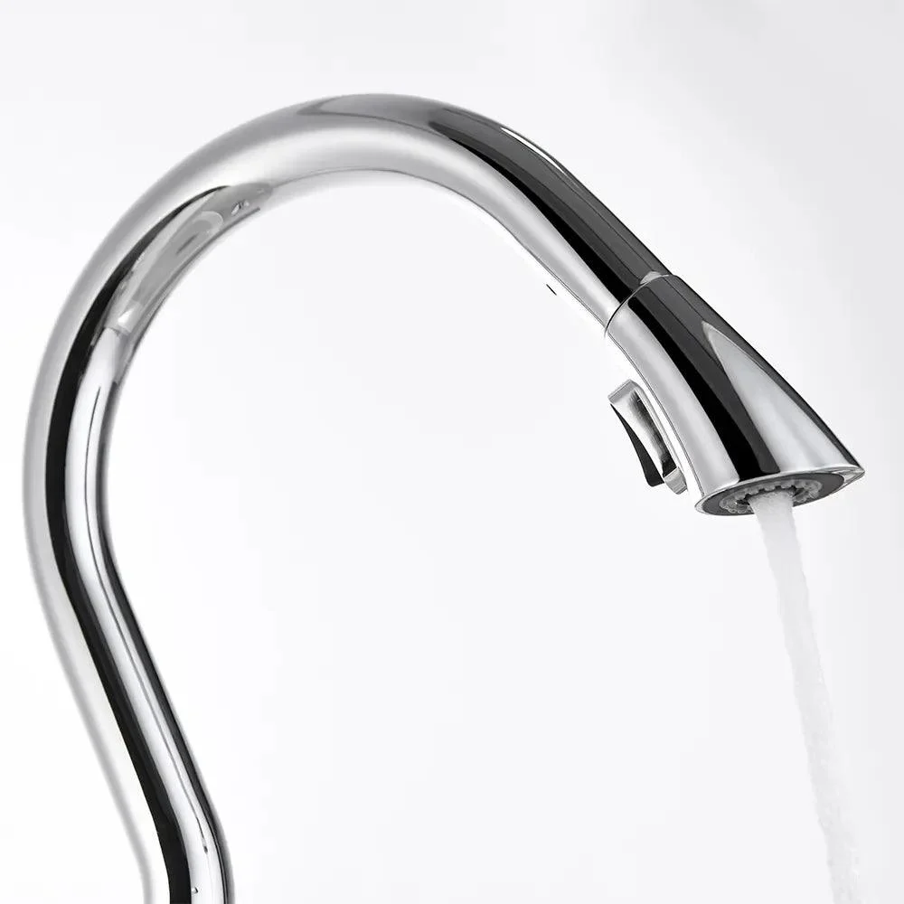 Benjamin - Retractable Curved Kitchen Tap -Bathlova