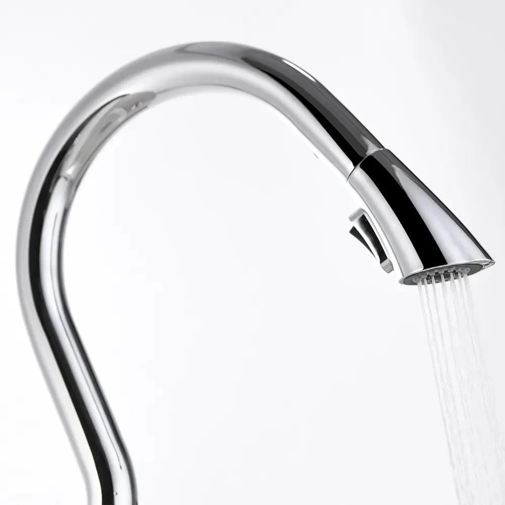 Benjamin - Retractable Curved Kitchen Tap -Bathlova