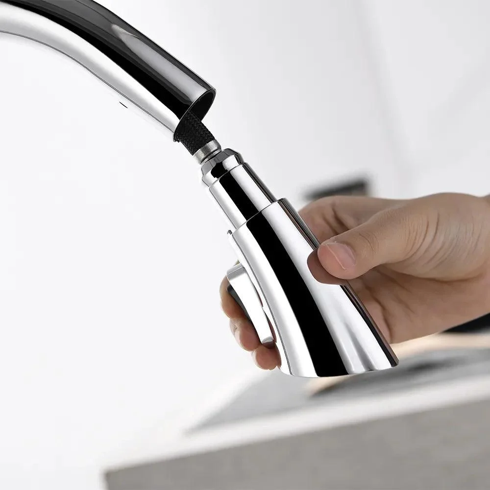 Benjamin - Retractable Curved Kitchen Tap -Bathlova