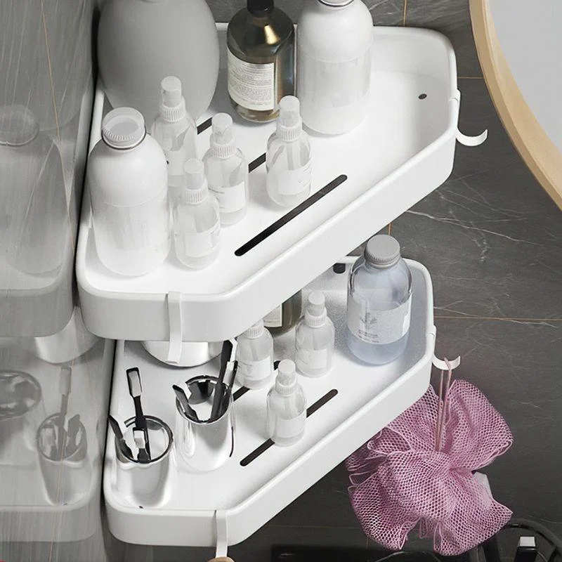 Black/White Bathroom Set Modern 1/2/3 - Piece Anti-rust Bath Shelf -Bathlova