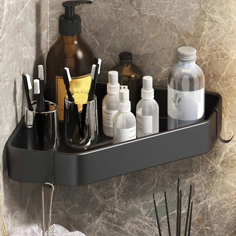 Black/White Bathroom Set Modern 1/2/3 - Piece Anti-rust Bath Shelf -Bathlova