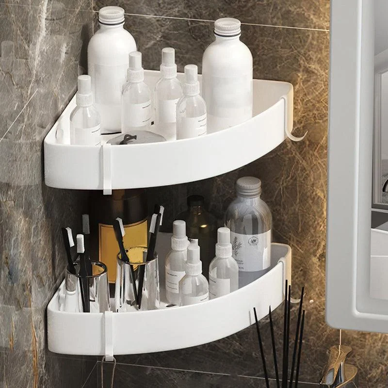 Black/White Bathroom Set Modern 1/2/3 - Piece Anti-rust Bath Shelf -Bathlova