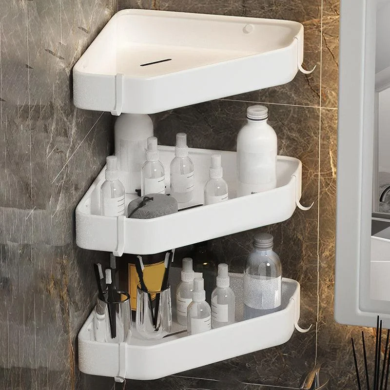 Black/White Bathroom Set Modern 1/2/3 - Piece Anti-rust Bath Shelf -Bathlova