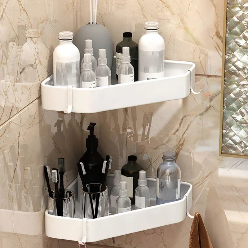 Black/White Bathroom Set Modern 1/2/3 - Piece Anti-rust Bath Shelf -Bathlova