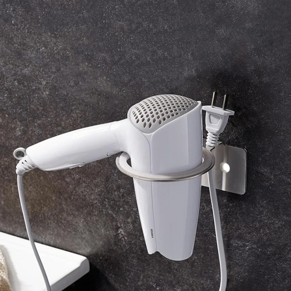 Blow Dryer Holder With Adhesive Tape -Bathlova