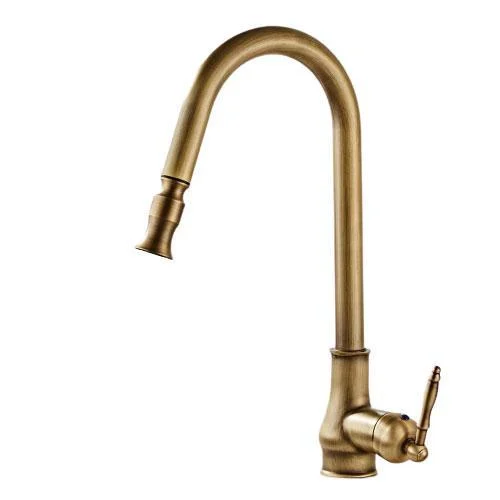 Brass 360 Degree Swivel Water Mixer Pull Down Tap In 4 Colors -Bathlova