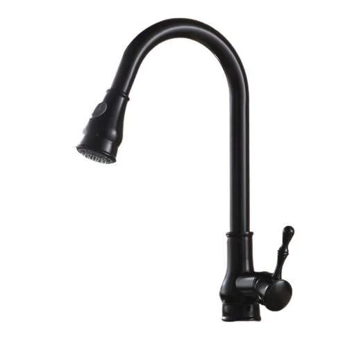 Brass 360 Degree Swivel Water Mixer Pull Down Tap In 4 Colors -Bathlova