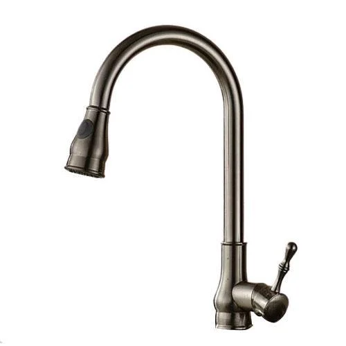 Brass 360 Degree Swivel Water Mixer Pull Down Tap In 4 Colors -Bathlova