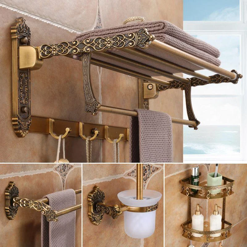 Brass Accessories Hardware Set Traditional Bathroom Accessories Hardware Set -Bathlova