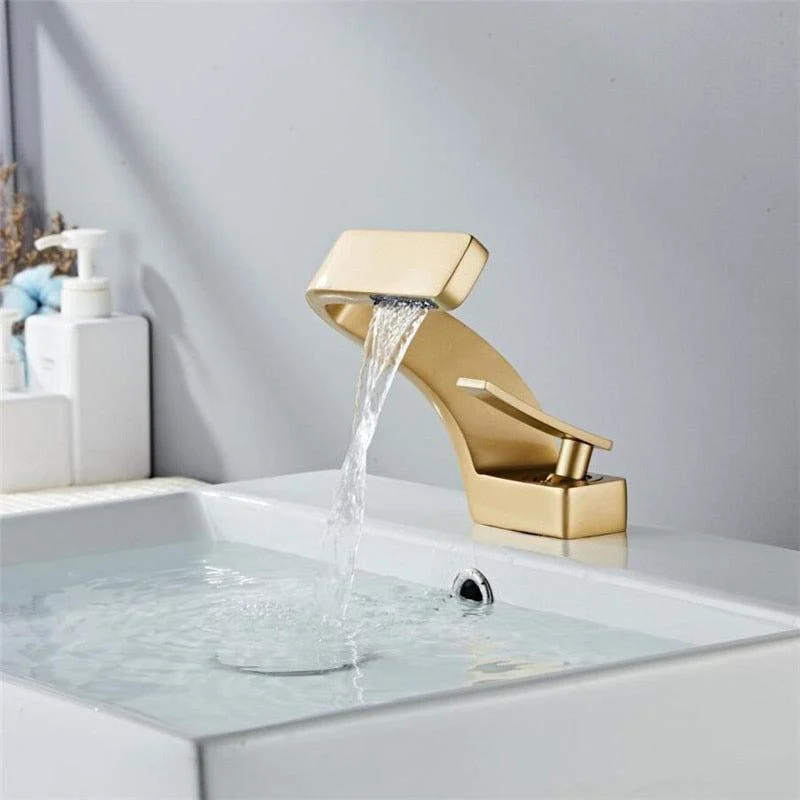 Brass Basin Tap Modern Bathroom Mixer Tap Hot and Cold Sink Tap -Bathlova