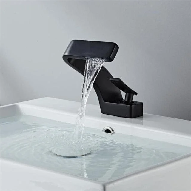 Brass Basin Tap Modern Bathroom Mixer Tap Hot and Cold Sink Tap -Bathlova