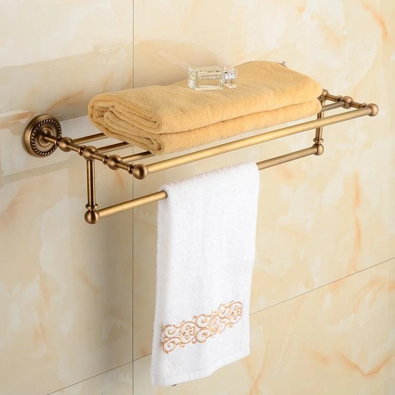 Brass Bathroom Accessory Antique Bath Towel Towel Ring Toilet Paper -Bathlova