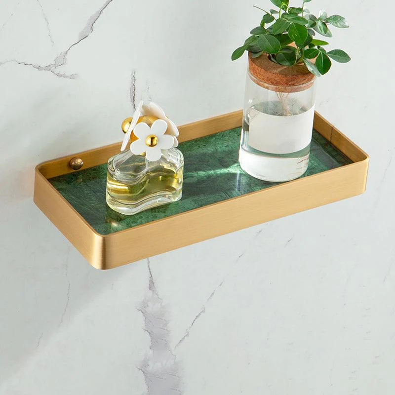 Brass Bathroom Accessory Set Marble Bathroom Accessory Kit for Home -Bathlova