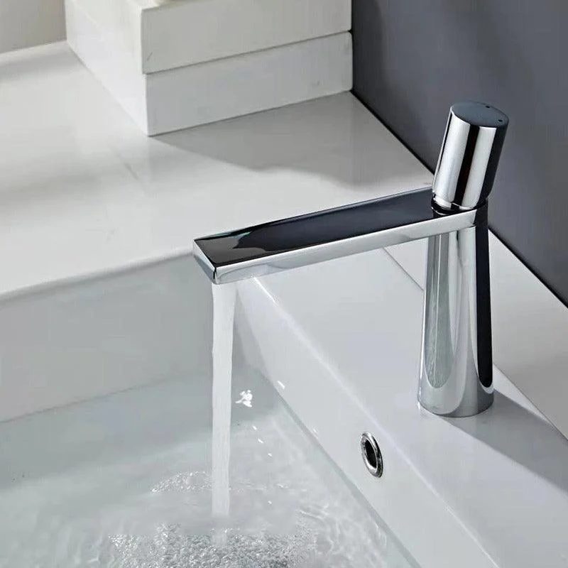 Brass Bathroom Basin Sink Single Handle Cold And Hot Water Mixer Tap -Bathlova