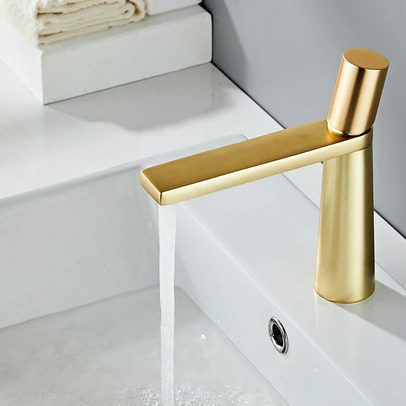 Brass Bathroom Basin Sink Single Handle Cold And Hot Water Mixer Tap -Bathlova