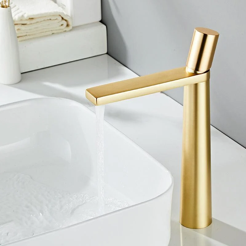 Brass Bathroom Basin Sink Single Handle Cold And Hot Water Mixer Tap -Bathlova