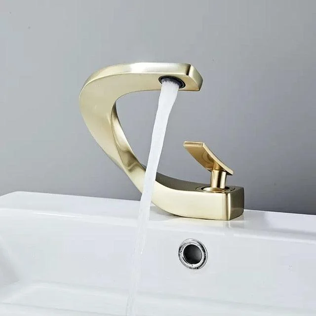 Brass Bathroom Basin Tap Hot and Cold Water Washbasin Taps -Bathlova