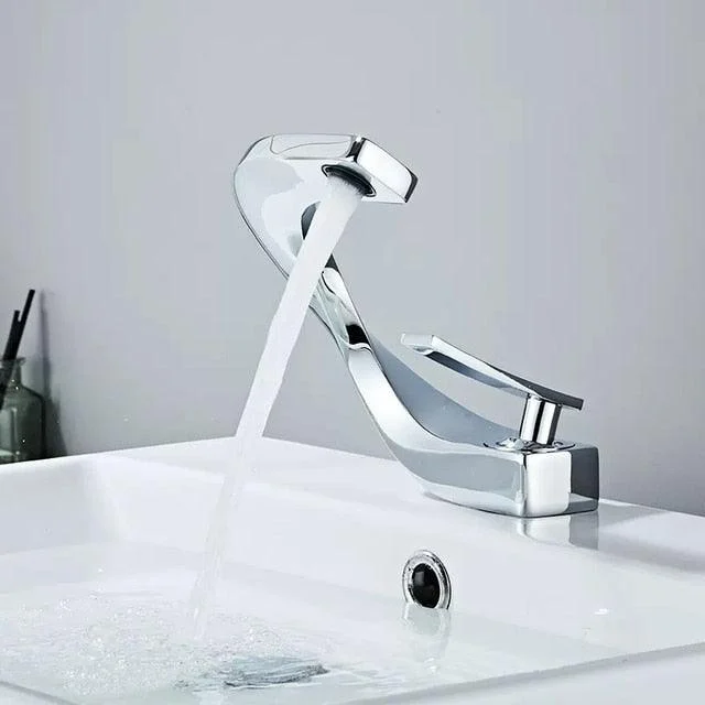 Brass Bathroom Basin Tap Hot and Cold Water Washbasin Taps -Bathlova