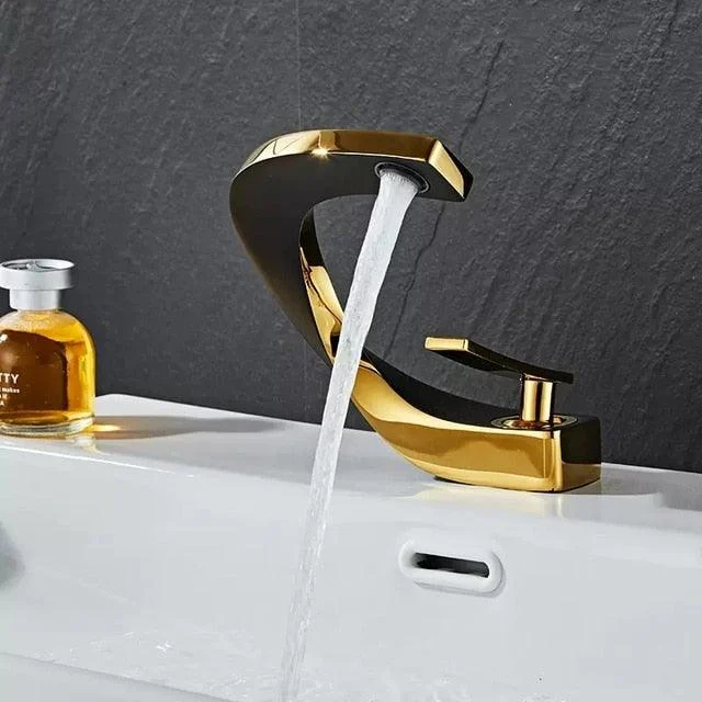 Brass Bathroom Basin Tap Hot and Cold Water Washbasin Taps -Bathlova