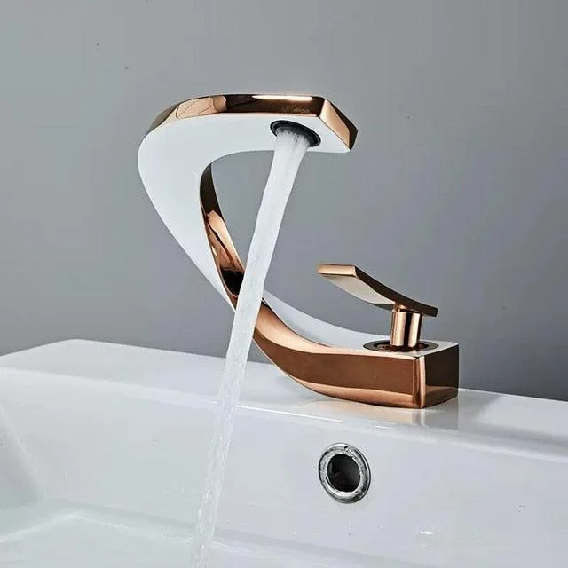 Brass Bathroom Basin Tap Hot and Cold Water Washbasin Taps -Bathlova