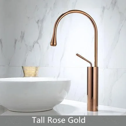 Brass Bathroom Tap Basin Tap Brass and Marble Sink Mixer Tap Tap -Bathlova