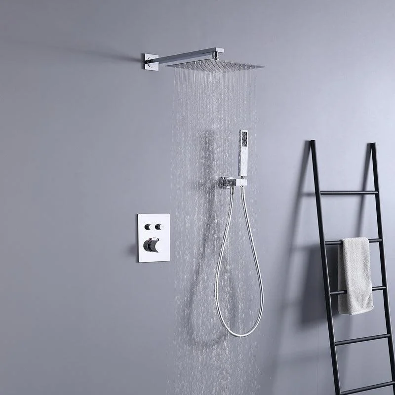 Brass Contemporary Shower Head Combo Modern Shower System for Bathroom -Bathlova