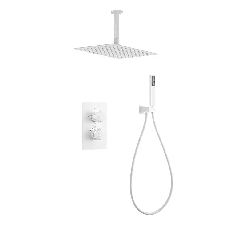 Brass Contemporary Shower Head Combo Modern Shower System for Bathroom -Bathlova