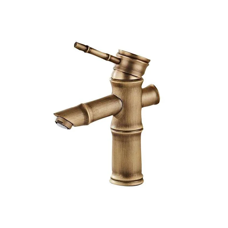 Brass Country Basin Tap Single Hole Vanity Sink Tap for Bathroom -Bathlova