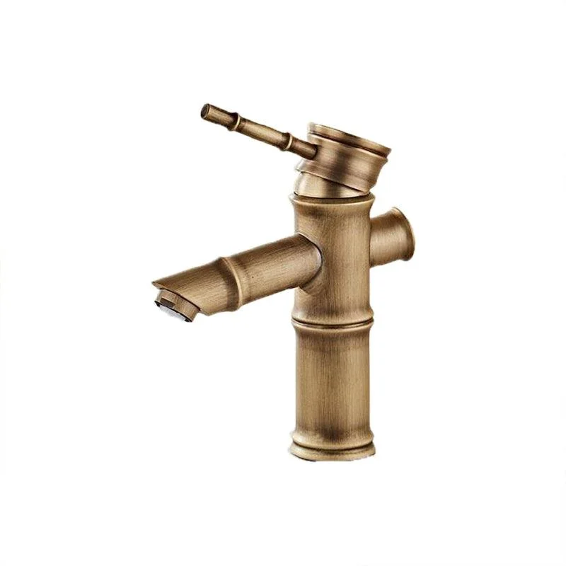 Brass Country Basin Tap Single Hole Vanity Sink Tap for Bathroom -Bathlova