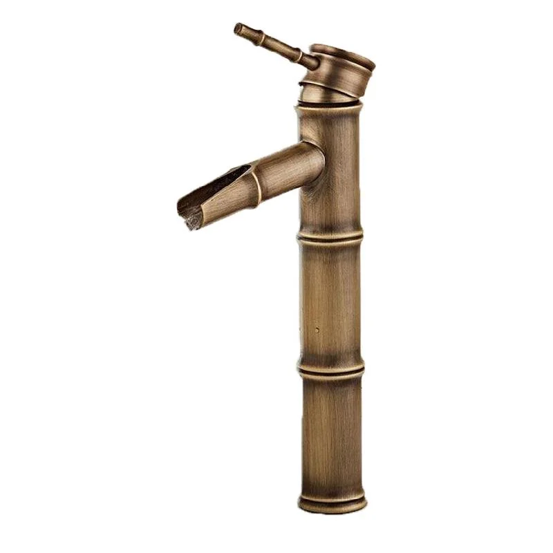 Brass Country Basin Tap Single Hole Vanity Sink Tap for Bathroom -Bathlova