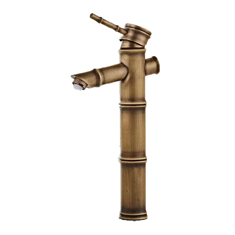 Brass Country Basin Tap Single Hole Vanity Sink Tap for Bathroom -Bathlova