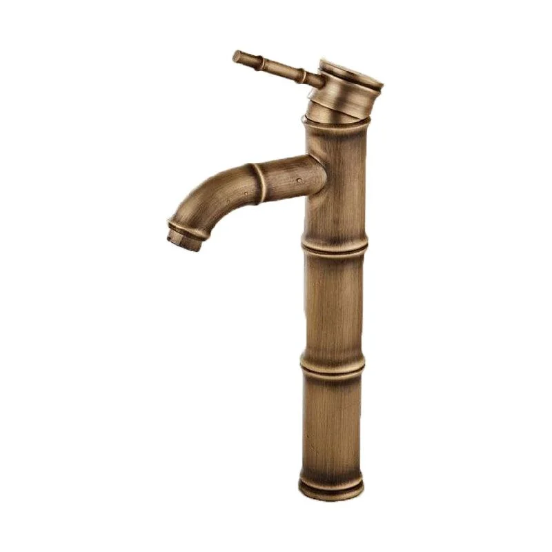 Brass Country Basin Tap Single Hole Vanity Sink Tap for Bathroom -Bathlova