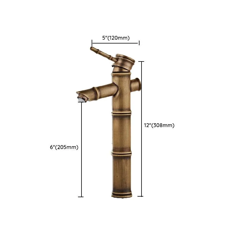 Brass Country Basin Tap Single Hole Vanity Sink Tap for Bathroom -Bathlova