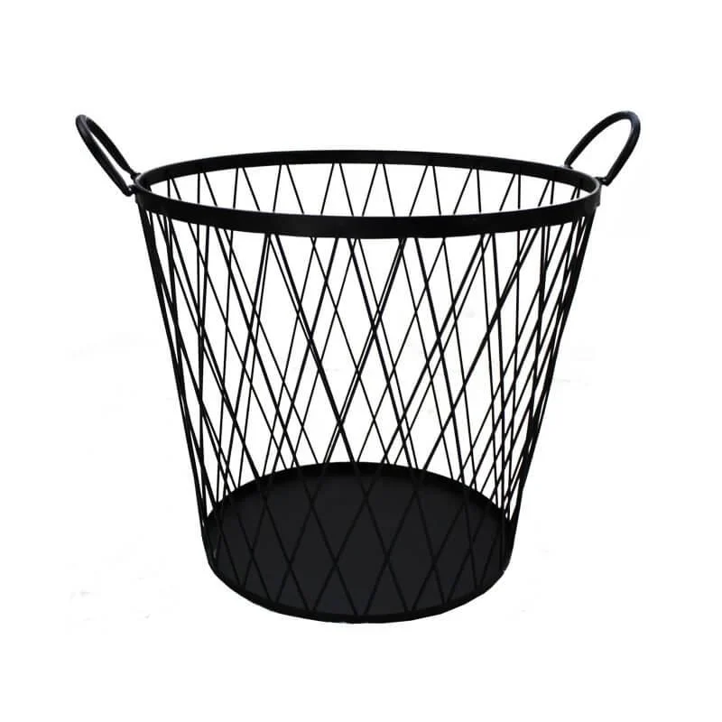 Brass Wire Laundry Basket -Bathlova