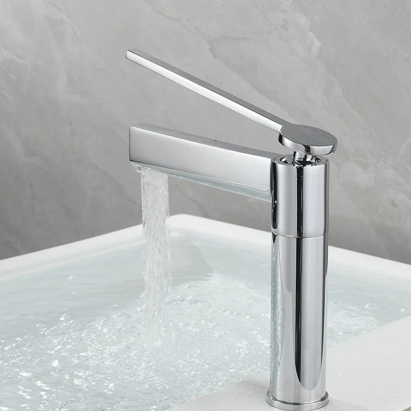 Brush Waterfall Bathroom Tap Basin Tap Single Handle Mixer Tap -Bathlova