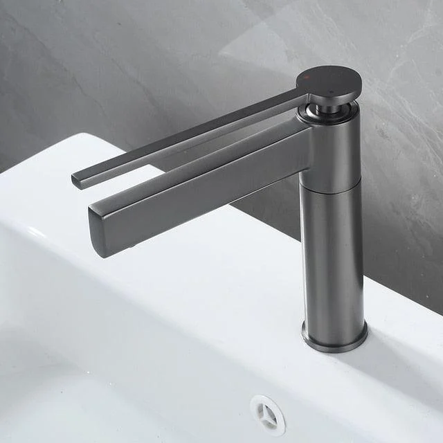 Brush Waterfall Bathroom Tap Basin Tap Single Handle Mixer Tap -Bathlova