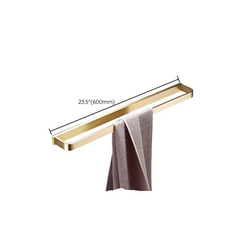 Brushed Brass Bathroom Hardware Set Retro Golden Bathroom Accessory Kit -Bathlova