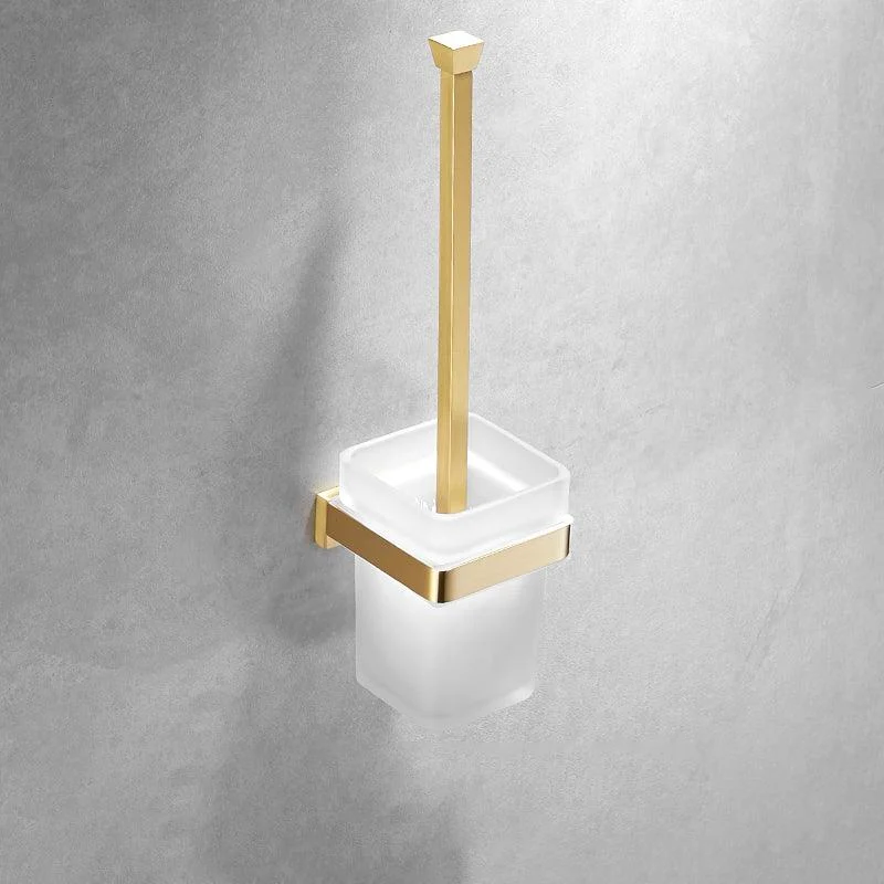 Brushed Brass Bathroom Hardware Set Retro Golden Bathroom Accessory Kit -Bathlova