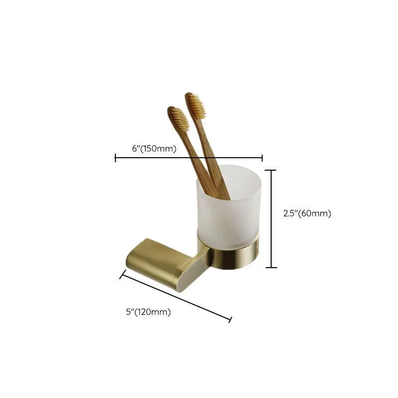 Brushed Brass Metal Bathroom Accessory As Individual Or As a Set -Bathlova