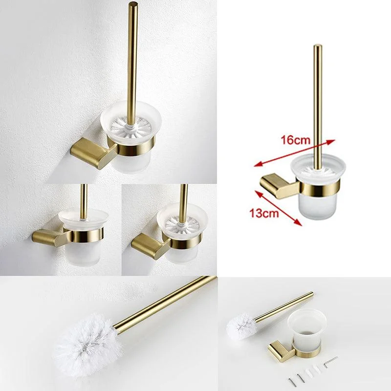 Brushed Brass Metal Bathroom Accessory As Individual Or As a Set -Bathlova