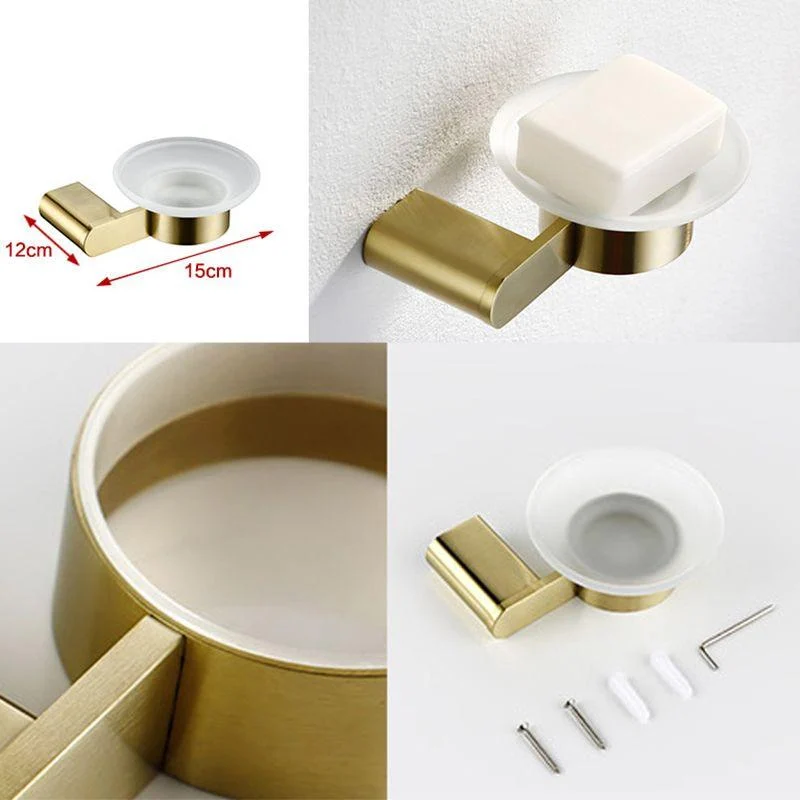 Brushed Brass Metal Bathroom Accessory As Individual Or As a Set -Bathlova