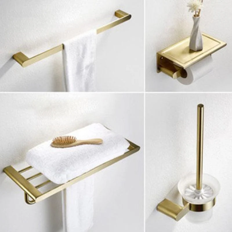 Brushed Brass Metal Bathroom Accessory As Individual Or As a Set -Bathlova